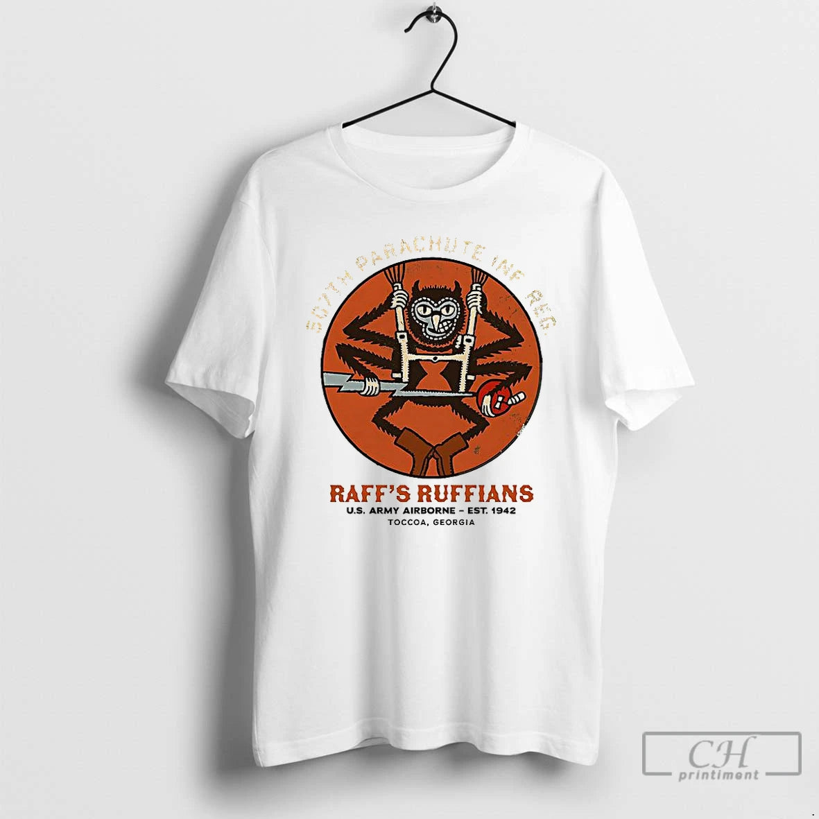 Premium 507th Parachute Infantry Regiment Raffs Ruffians Us Army Logo T Shirts Hoodie, Sweatshirt | InkNestWear.com