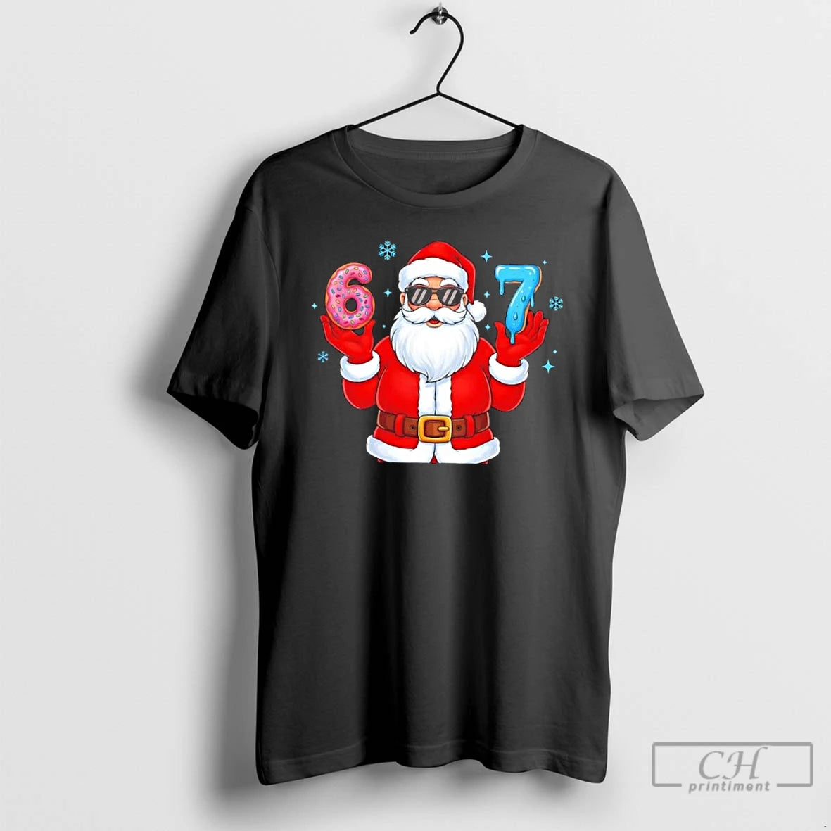 Premium 6 7 Meme Cool Santa Claus 67 Christmas T-Shirts, Hoodie, Sweatshirt | InkNestWear.com