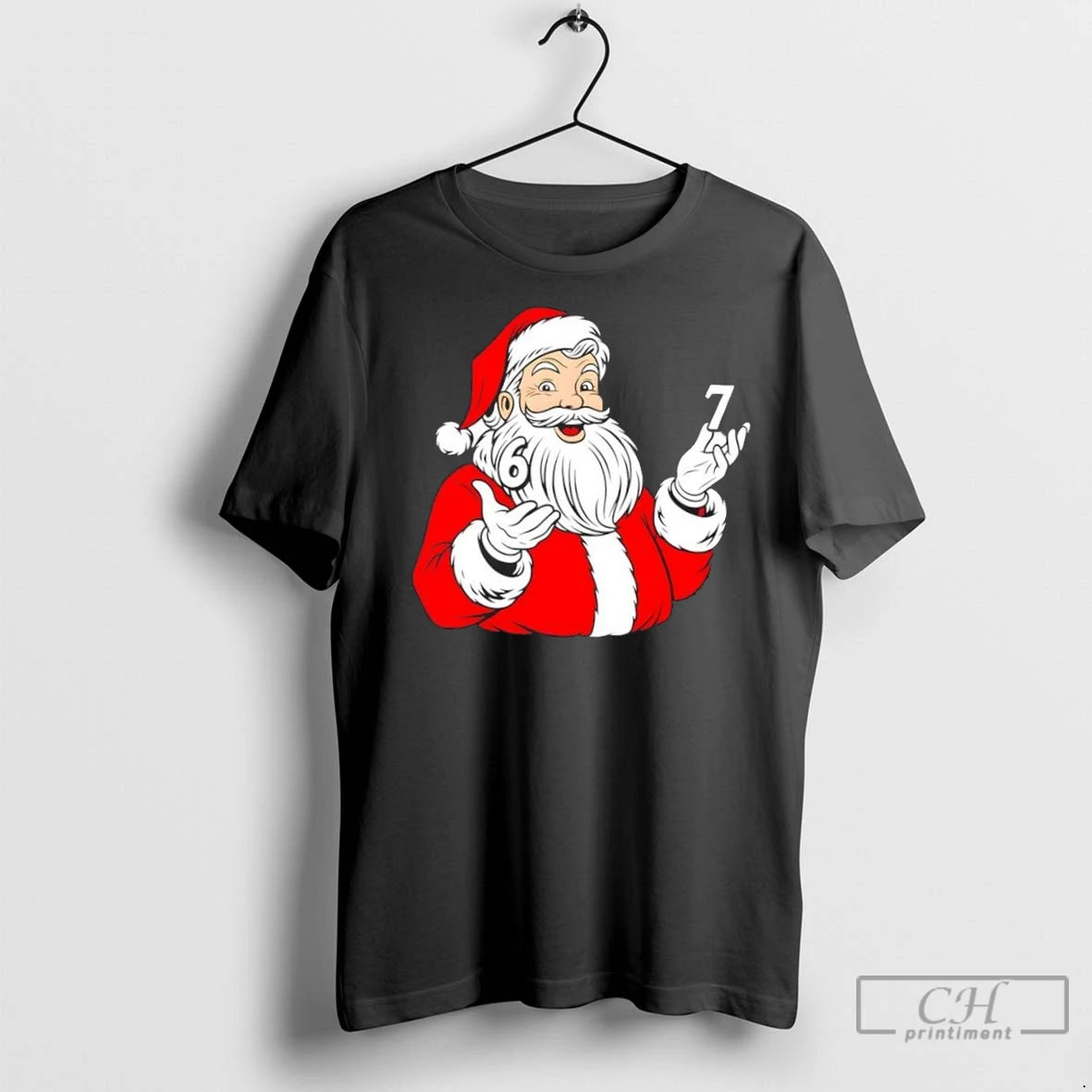 Premium 6 7 Santa Claus Christmas Cartoon T-Shirts, Hoodie, Sweatshirt | InkNestWear.com