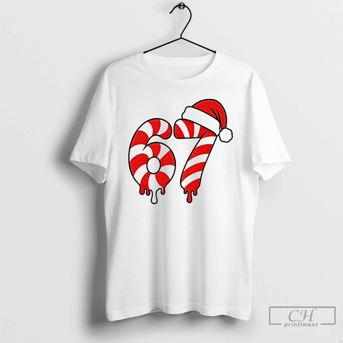 Premium 67 Christmas Candy Cane T Shirts Hoodie, Sweatshirt | InkNestWear.com