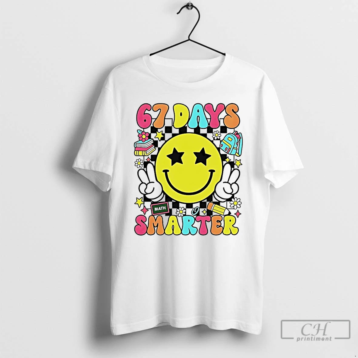 Premium 67 Days Smarter Students Teacher T Shirts Hoodie, Sweatshirt | InkNestWear.com