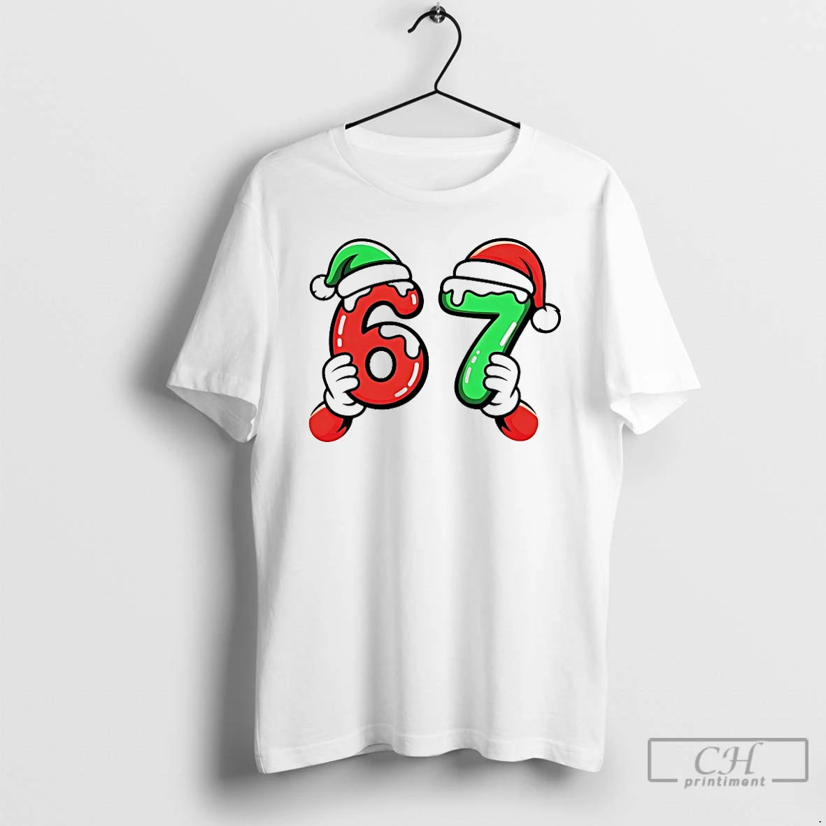 Premium 67 Santa Hands Christmas T Shirts Hoodie, Sweatshirt | InkNestWear.com