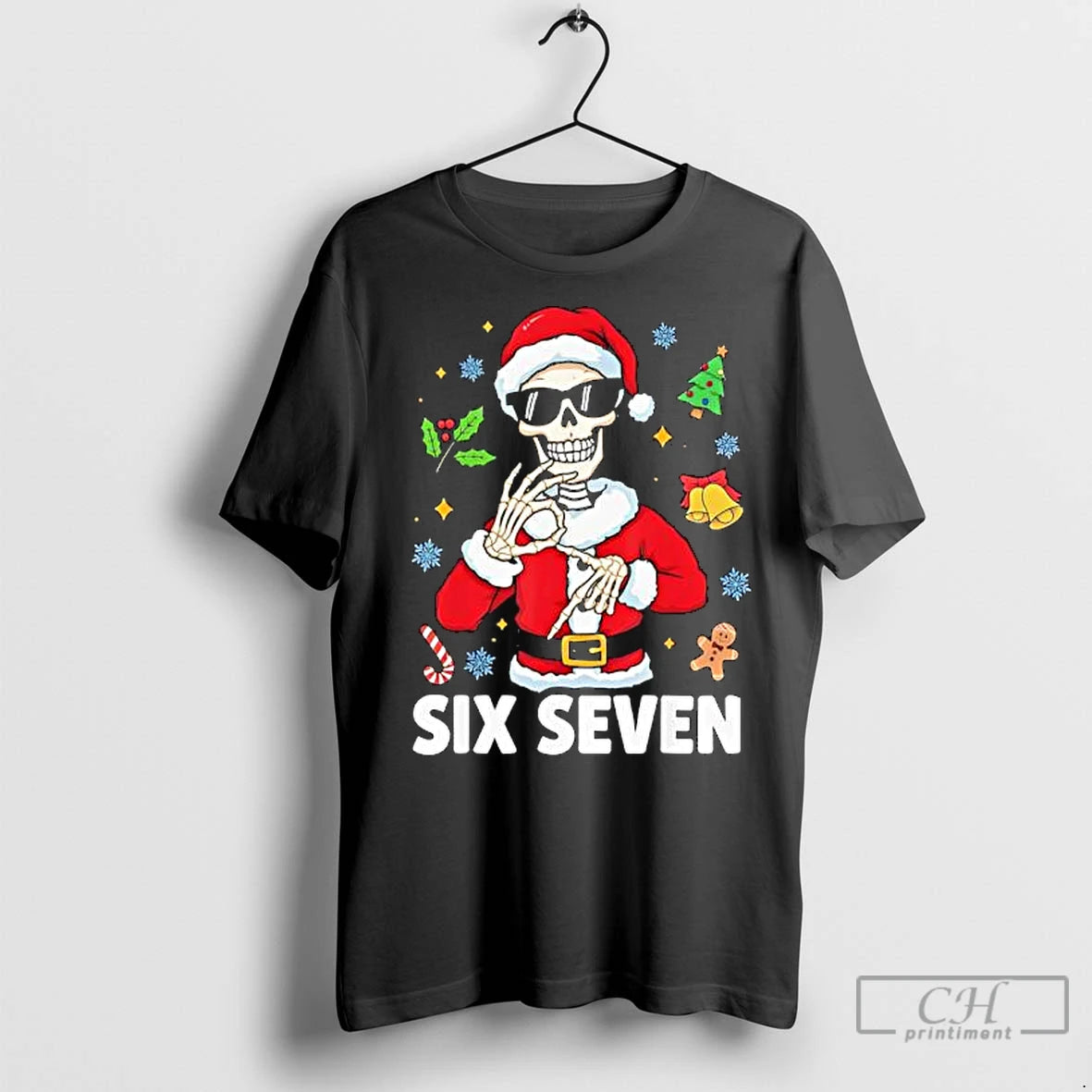 Premium 67 Six Seven Meme Funny Skeleton Christmas T-Shirts, Hoodie, Sweatshirt | InkNestWear.com
