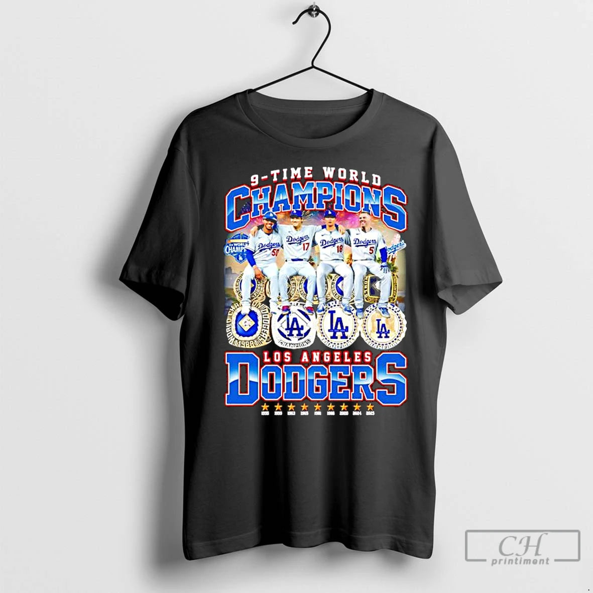 Premium 9 Time World Champions La Dodgers 2025 T-Shirts, Hoodie, Sweatshirt | InkNestWear.com
