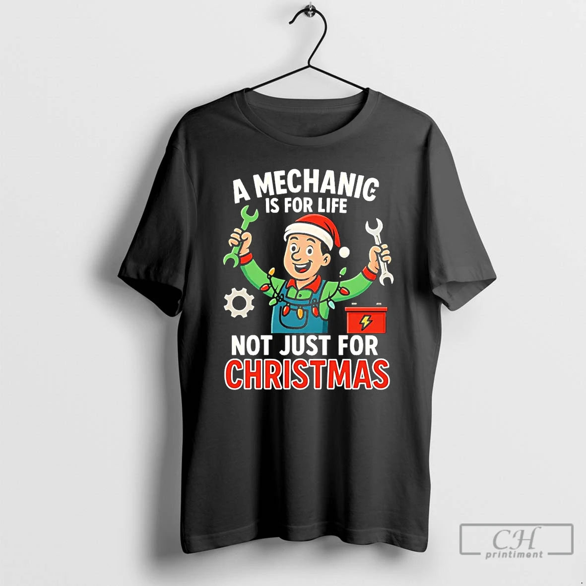 Premium A Mechanic Is For Life Not Just For Christmas T Shirts Hoodie, Sweatshirt | InkNestWear.com