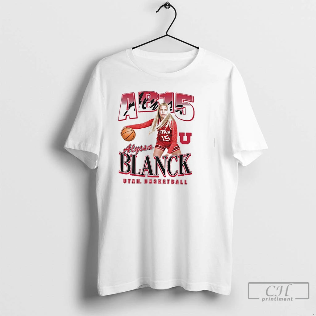 Premium Ab15 Alyssa Blanck Utah Utes Basketball T Shirts Hoodie, Sweatshirt | InkNestWear.com