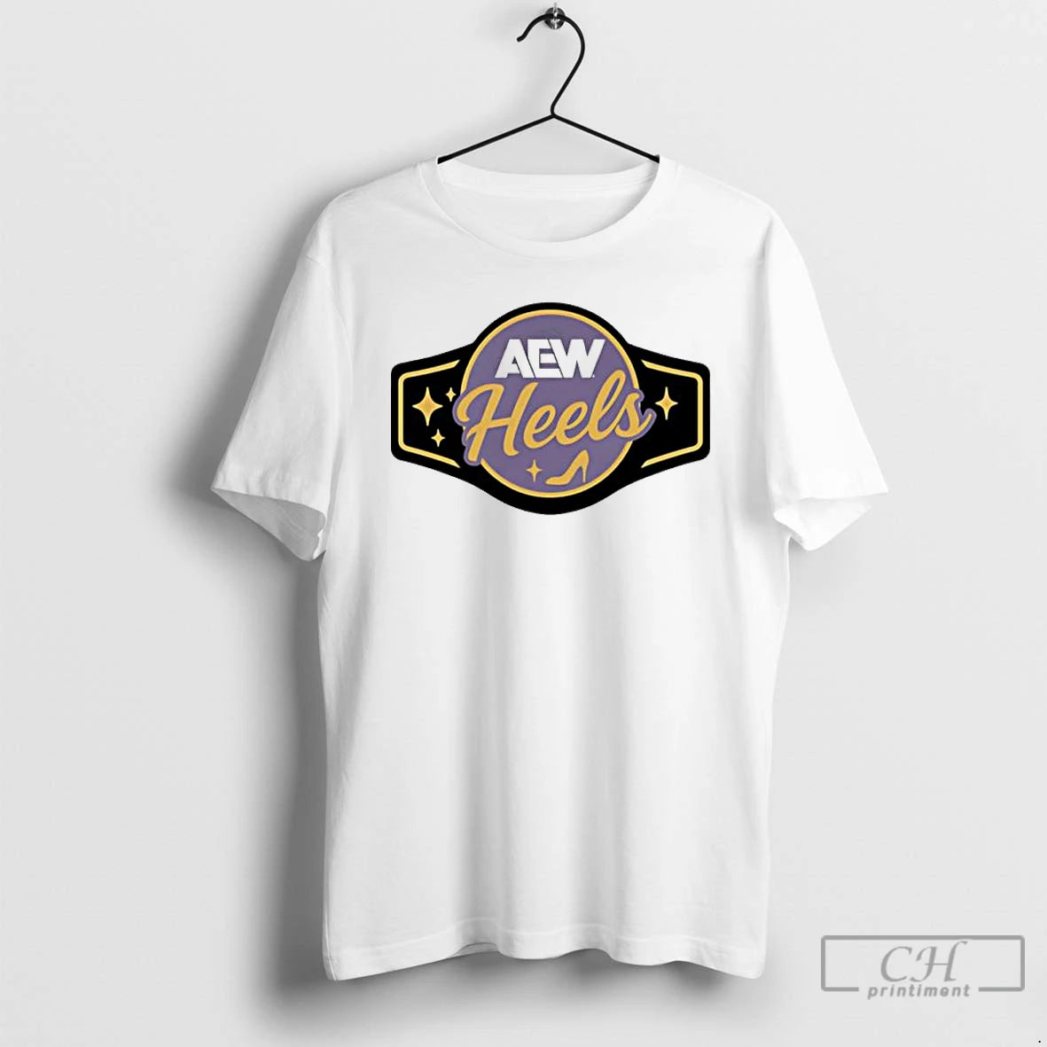 Premium Aew Heels Belt 2025 Logo T Shirts Hoodie, Sweatshirt | InkNestWear.com