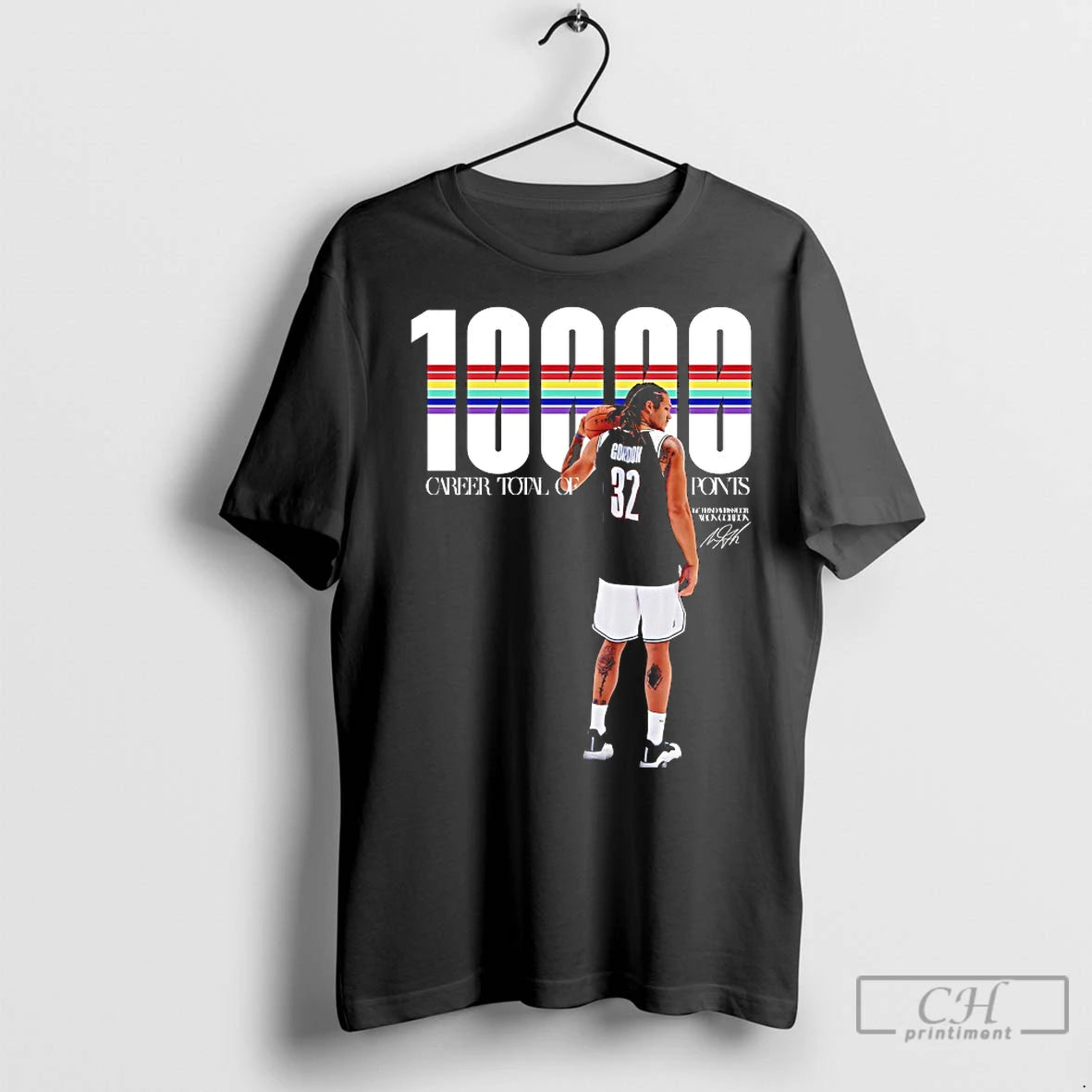 Premium Aaron Gordon 10000 Career Total Of Points T-Shirts, Hoodie, Sweatshirt | InkNestWear.com