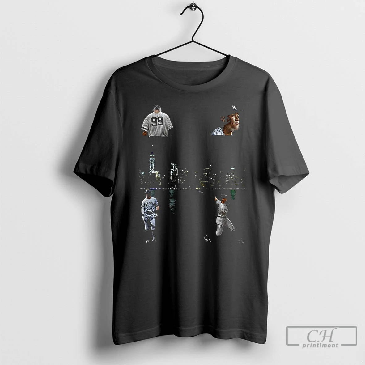Premium Aaron Judge 99 Mirror Goat New York Yankees Mlb Baseball 2025 Cartoon T Shirts Hoodie, Sweatshirt | InkNestWear.com
