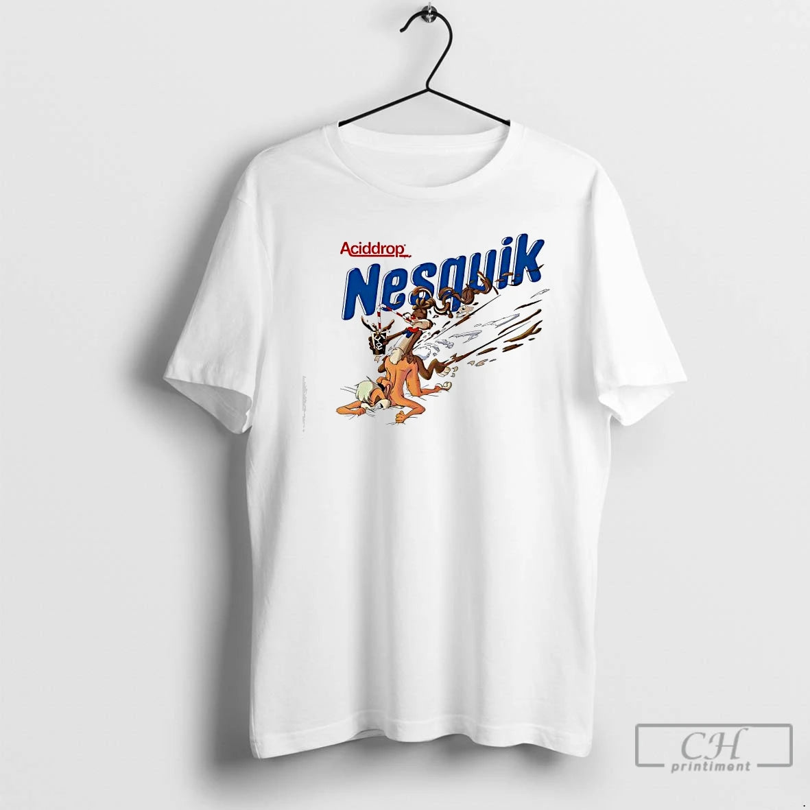 Premium Aciddrop Nesquik Bunny T-Shirts, Hoodie, Sweatshirt | InkNestWear.com