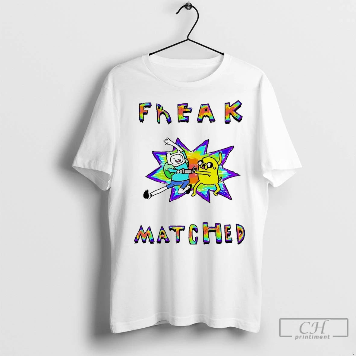 Premium Adventure Time Finn And Jake Freak Matched T-Shirts, Hoodie, Sweatshirt | InkNestWear.com