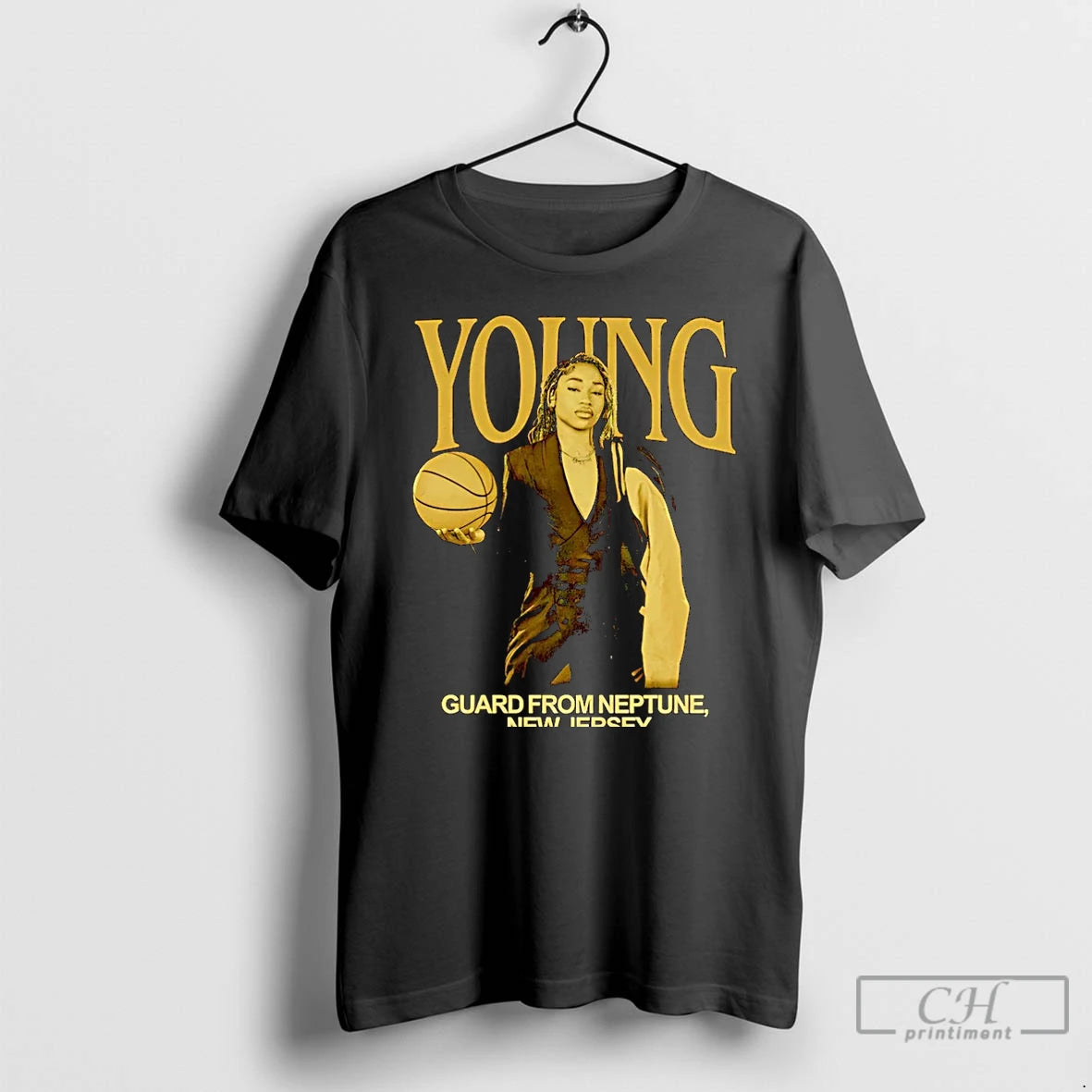 Premium Ahjanae Young West Virginia State Womens Basketball Guard From Neptune Christmas T Shirts Hoodie, Sweatshirt
