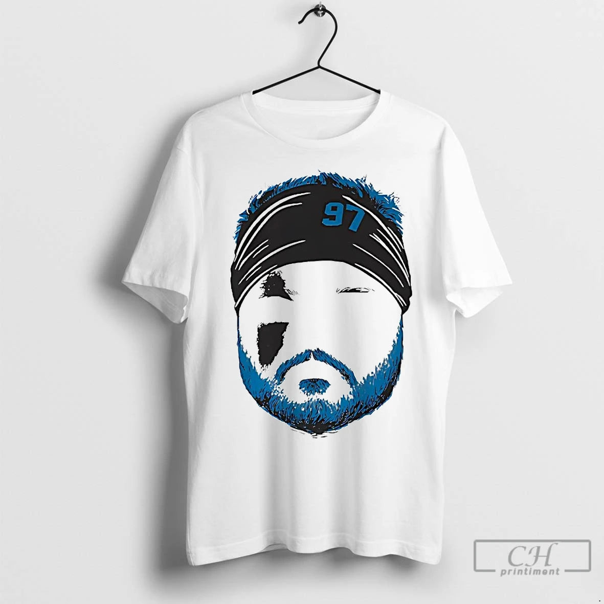 Premium Aidan Hutchinson Silhouette Face Detroit Lions T-Shirts, Hoodie, Sweatshirt | InkNestWear.com