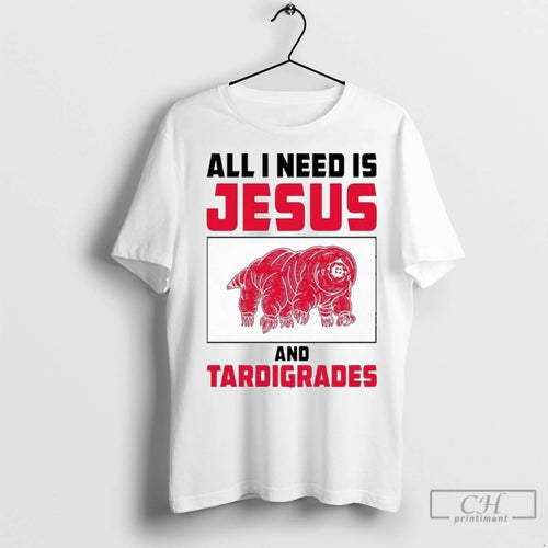 Premium All I Need Is Jesus And Tardigrades T-Shirts, Hoodie, Sweatshirt | InkNestWear.com