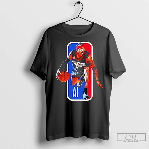 Premium Allen Iverson Basketball Logo Philadelphia 76ers T-Shirts, Hoodie, Sweatshirt | InkNestWear.com