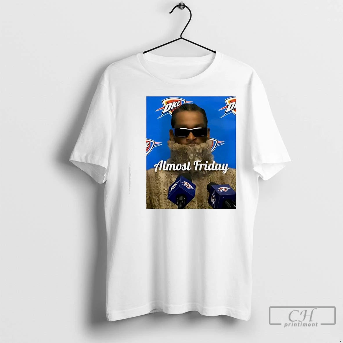 Premium Almost Friday Shai Gilgeous Alexander Of The Oklahoma City Thunder Okc T-Shirts, Hoodie, Sweatshirt | InkNestWear.com
