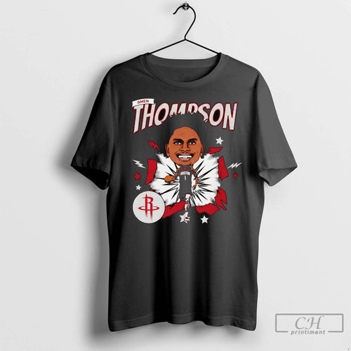 Premium Amen Thompson Caricature Houston Rockets T-Shirts, Hoodie, Sweatshirt | InkNestWear.com