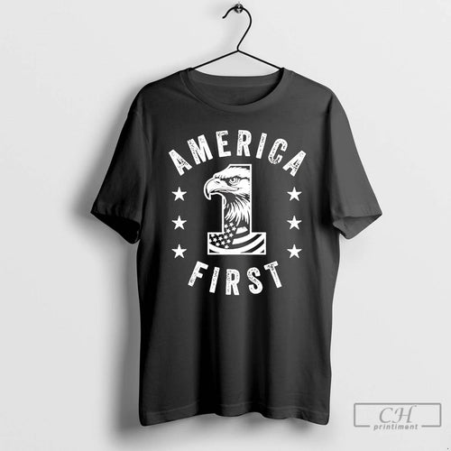 Premium America First Eagle Vintage 2025 T Shirts Hoodie, Sweatshirt | InkNestWear.com