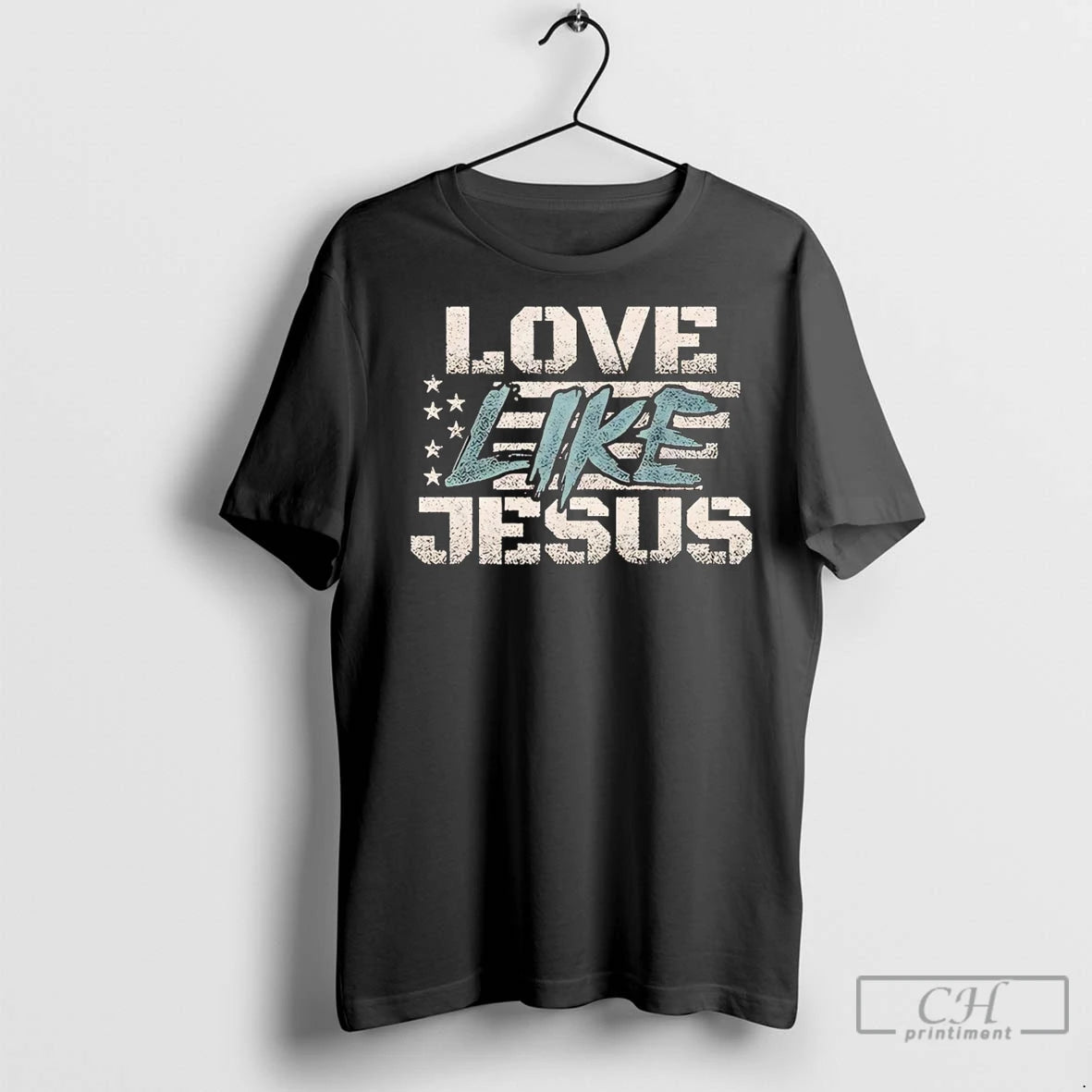 Premium American Flag Love Like Jesus T-Shirts, Hoodie, Sweatshirt | InkNestWear.com