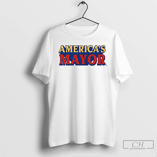 Premium Americas Mayor Logo Political T Shirts Hoodie, Sweatshirt | InkNestWear.com