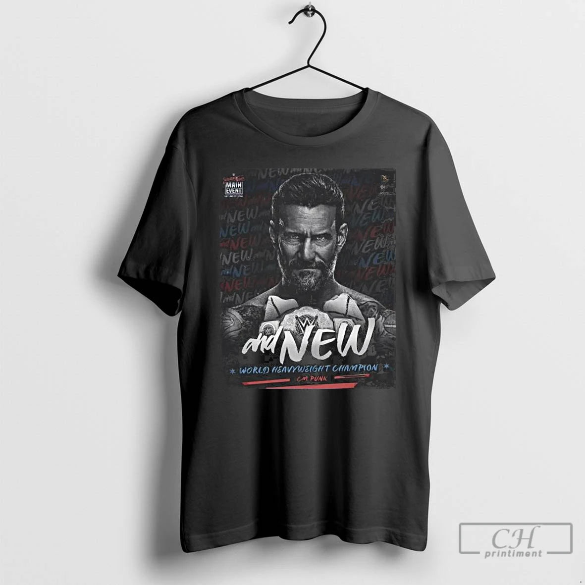 Premium And New World Heavyweight Champion Cm Punk Long Sleve T Shirts Hoodie, Sweatshirt | InkNestWear.com
