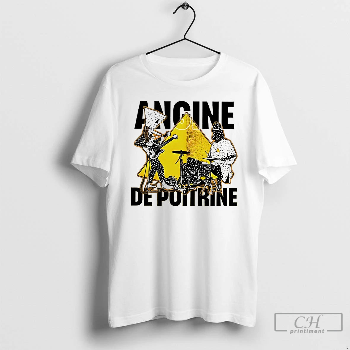 Premium Angine De Poitrine Dark Gothic Punk Band