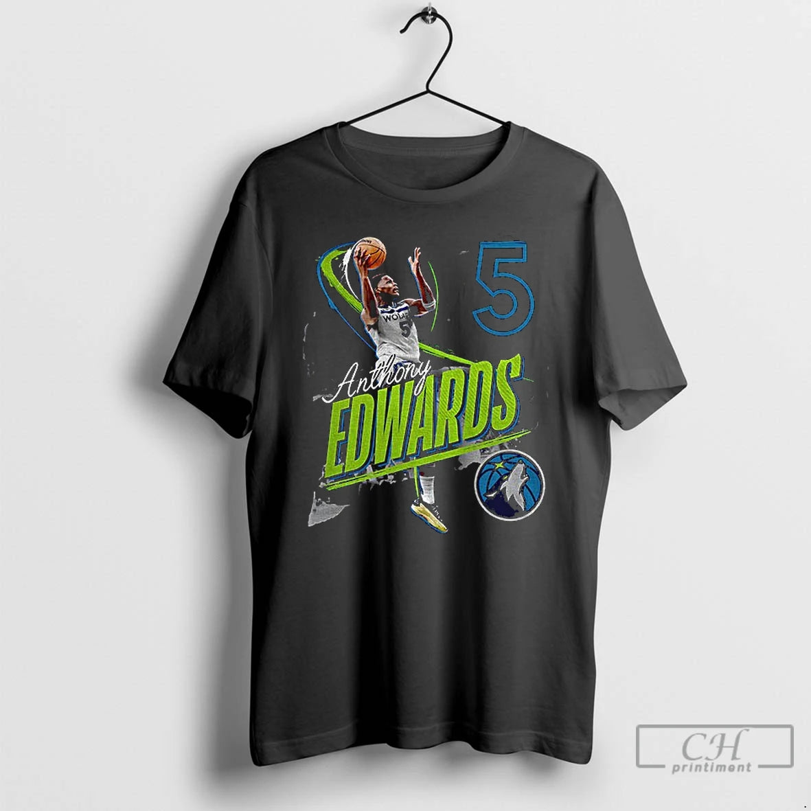 Premium Anthony Edwards 5 Minnesota Timberwolves Nba Basketball Vintage T-Shirts, Hoodie, Sweatshirt | InkNestWear.com