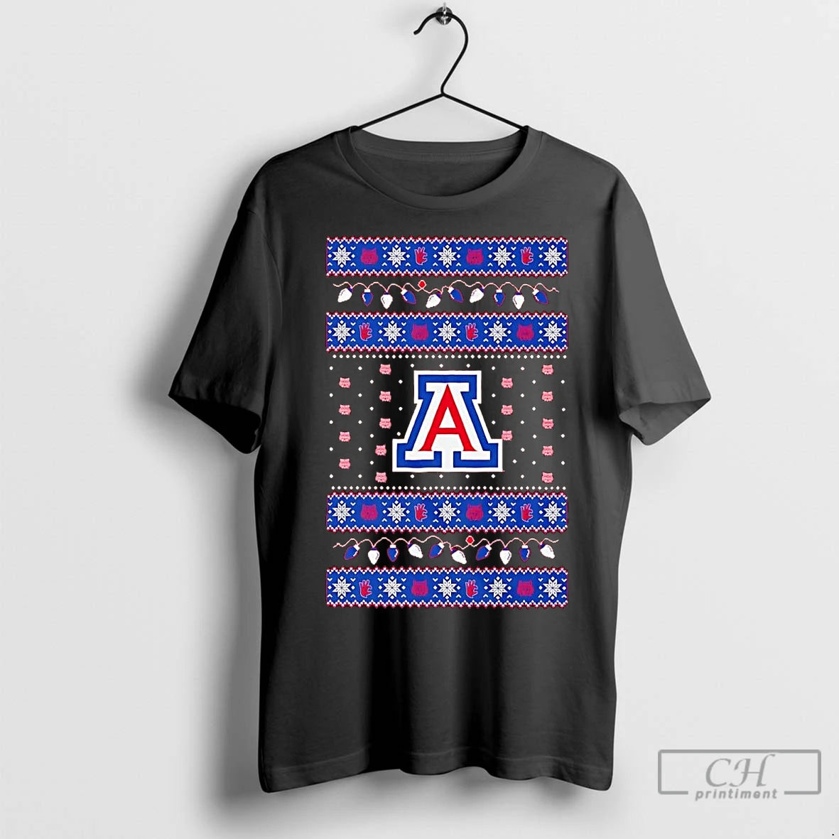 Premium Arizona Wildcats Ugly Christmas Light T-Shirts, Hoodie, Sweatshirt | InkNestWear.com