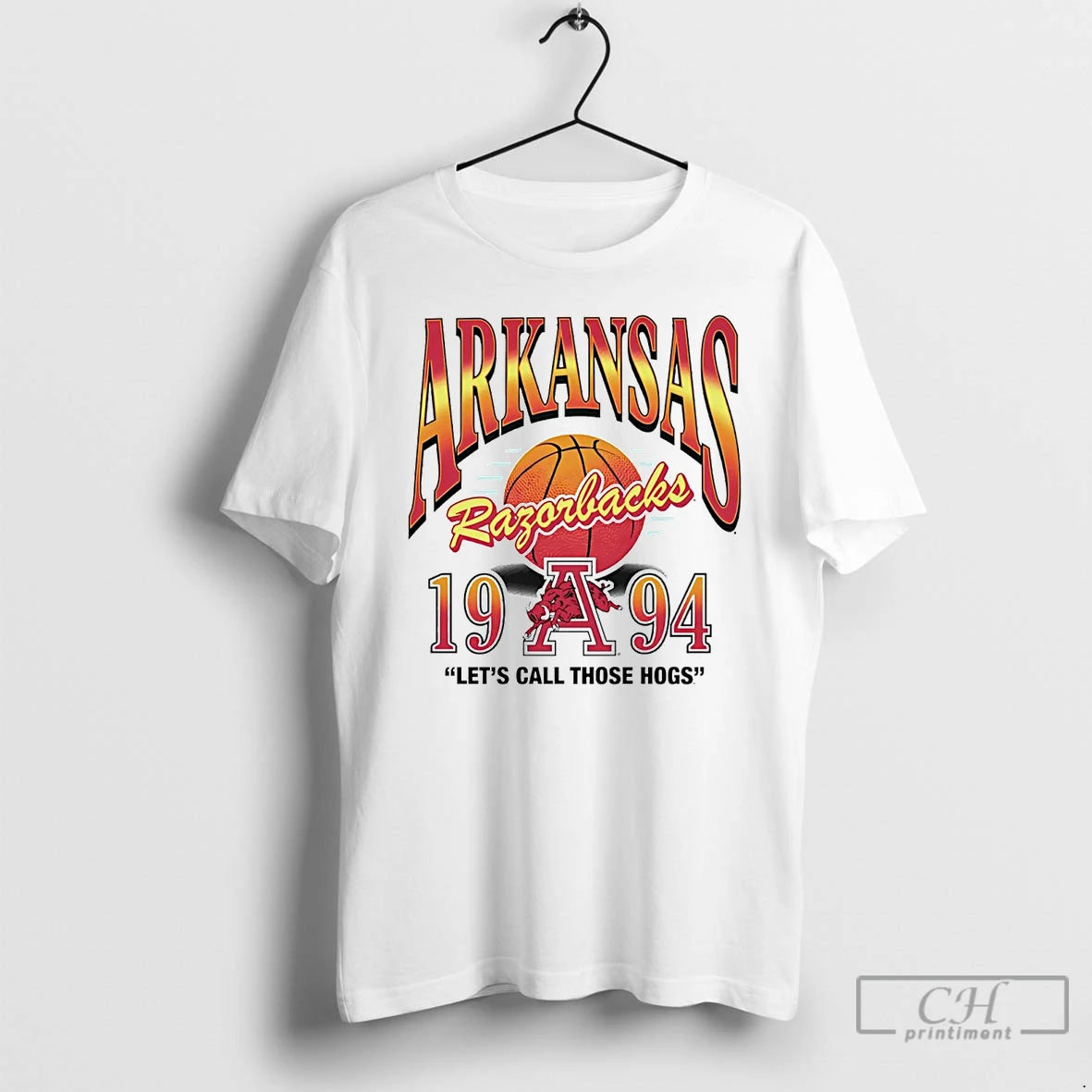 Premium Arkansas Razorbacks 1994 Lets Call Those Hogs T Shirts Hoodie, Sweatshirt | InkNestWear.com