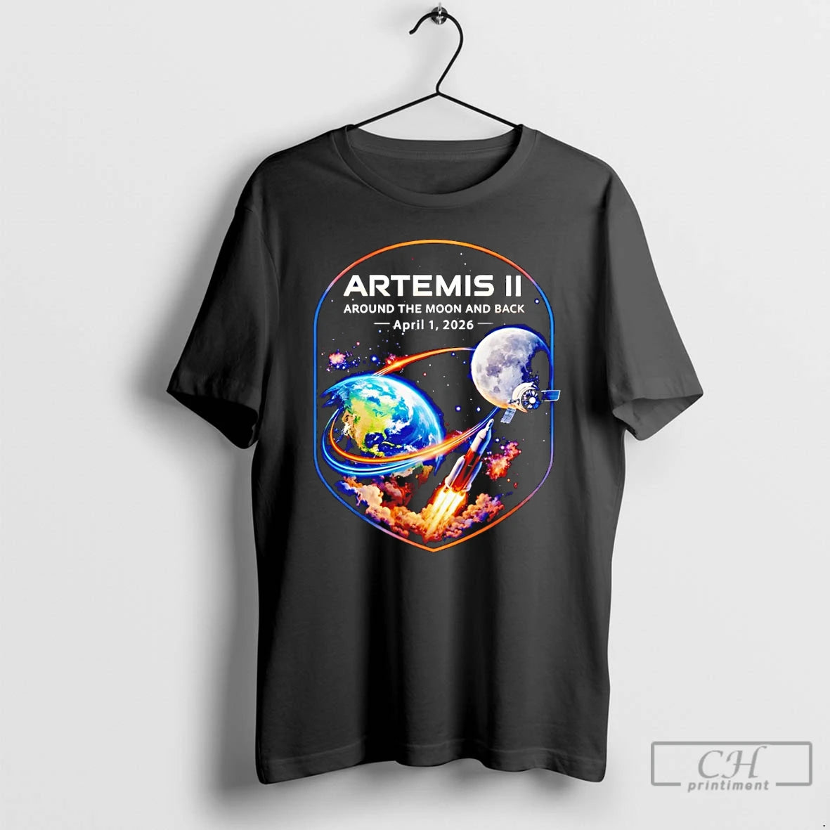 Premium Artemis 2 Journey Around The Moon And Back 2026 Nasa Mission T Shirts Sweater