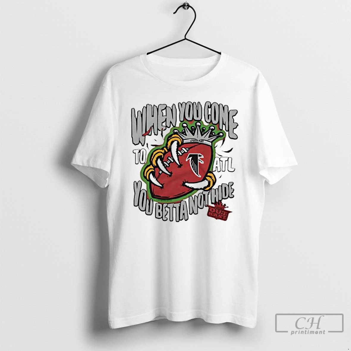 Premium Atlanta Falcons X Outkast You Betta Not Hide T Shirts Hoodie, Sweatshirt | InkNestWear.com