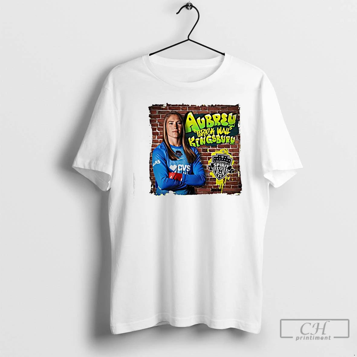 Premium Aubrey Brick Wall Kingsbury Washington Spirit T-Shirts, Hoodie, Sweatshirt | InkNestWear.com