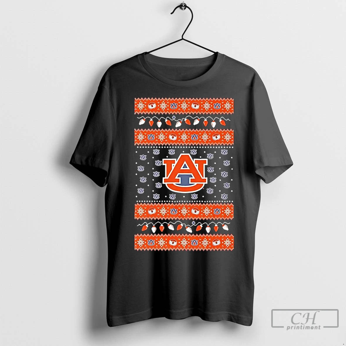 Premium Auburn Tigers Ugly Christmas Light T-Shirts, Hoodie, Sweatshirt | InkNestWear.com