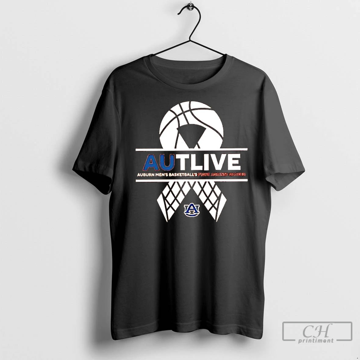 Premium Autlive Auburn Mens Basketball X Fight Against Cancer Logo T-Shirts, Hoodie, Sweatshirt | InkNestWear.com