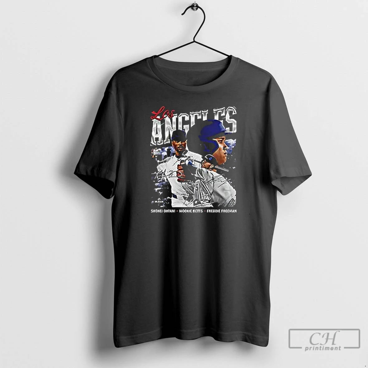 Premium Awesome Shohei Ohtani Mookie Betts Freddie Freeman Los Angeles Dodgers Retro T Shirts Hoodie, Sweatshirt