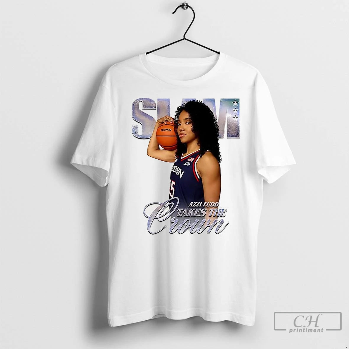 Premium Azzi Fudd Uconn Huskies Basketball Slam Take The Crown T-Shirts, Hoodie, Sweatshirt | InkNestWear.com