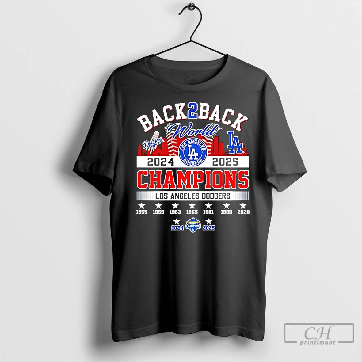 Premium Back To Back 2025 World Champions La Dodgers T-Shirts, Hoodie, Sweatshirt | InkNestWear.com