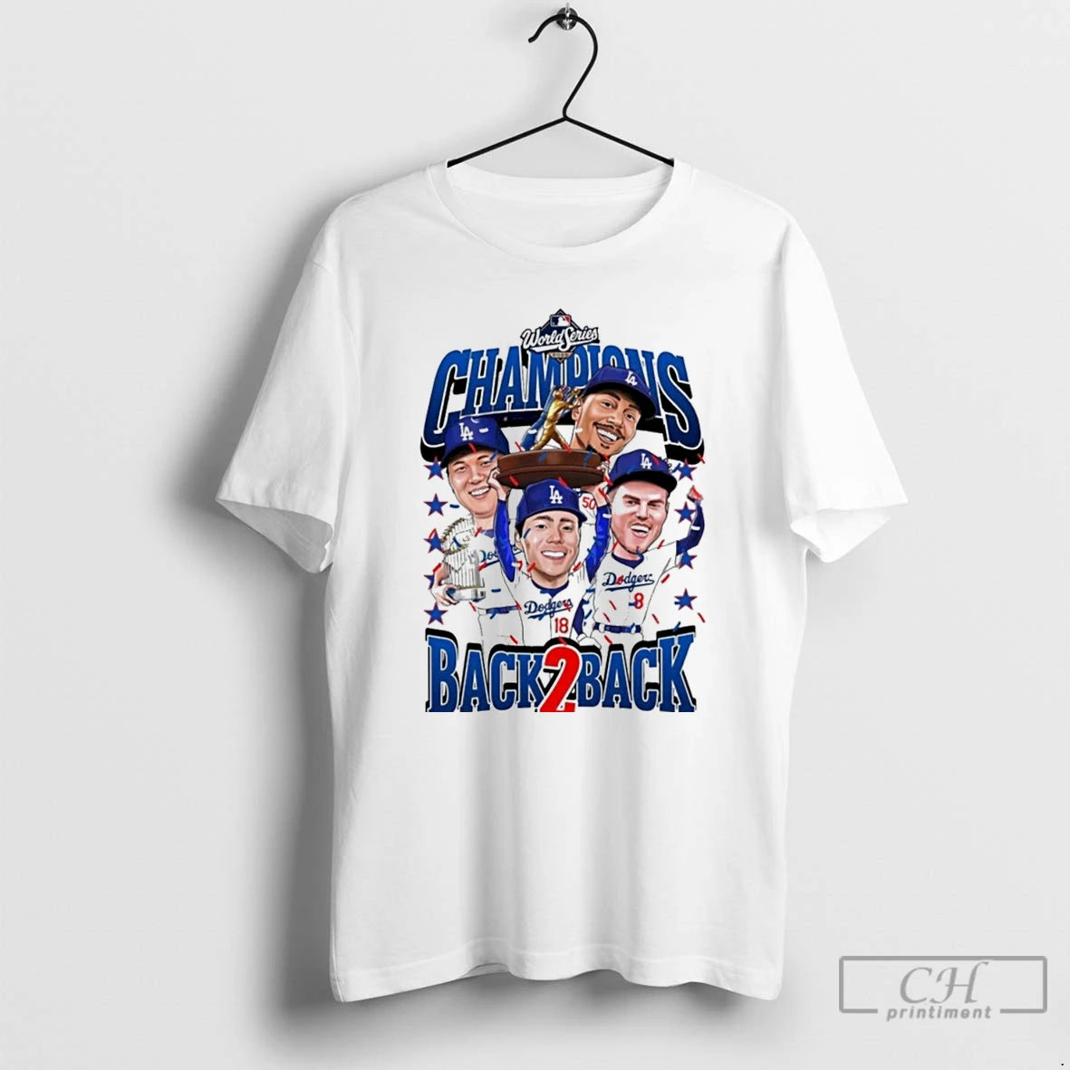 Premium Back To Back World Series Champions La 2025 T Shirts Hoodie, Sweatshirt | InkNestWear.com