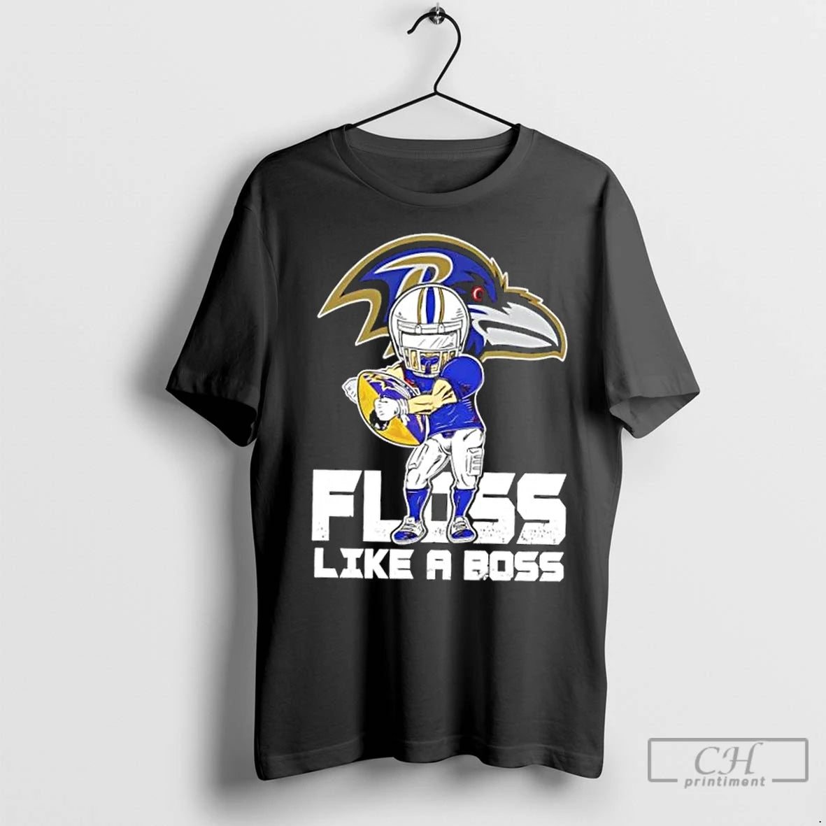 Premium Baltimore Ravens Football Floss Like A Boss T-Shirts, Hoodie, Sweatshirt | InkNestWear.com