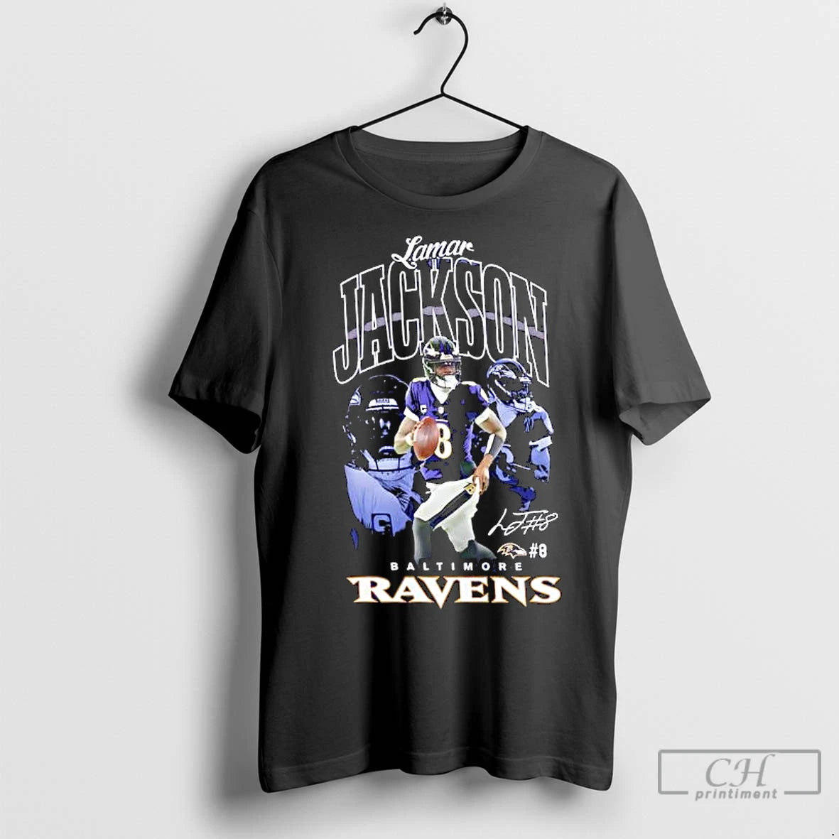 Premium Baltimore Ravens Lamar Jackson Signature T-Shirts, Hoodie, Sweatshirt | InkNestWear.com