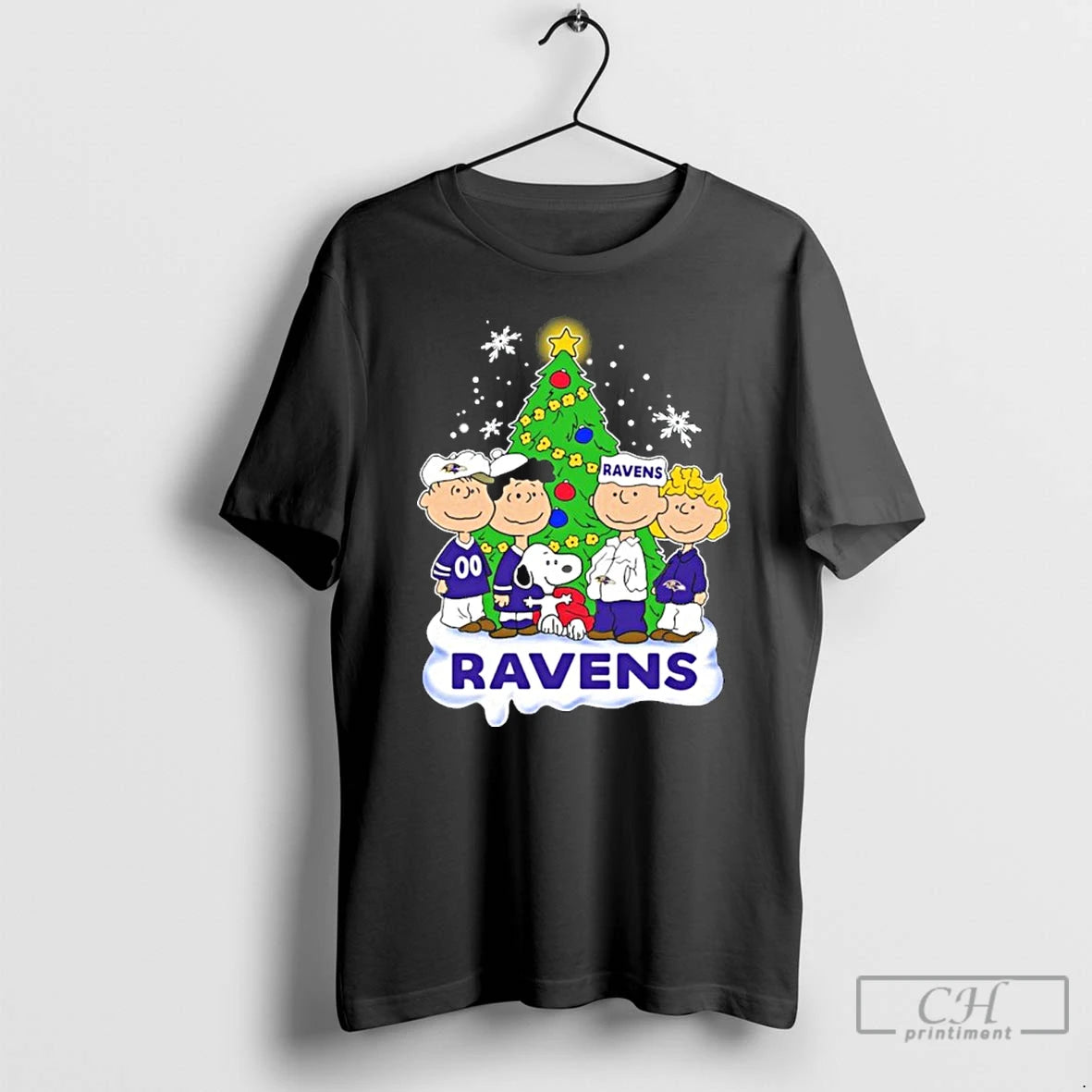 Premium Baltimore Ravens X The Peanuts Christmas 2025 T-Shirts, Hoodie, Sweatshirt | InkNestWear.com