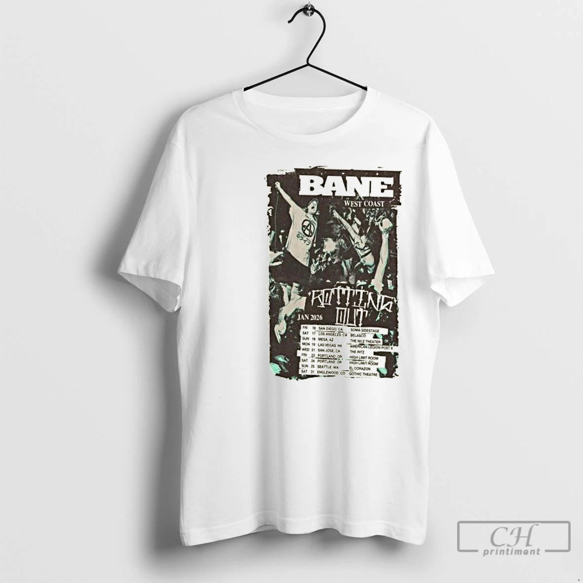 Premium Bane West Coast January 2026 Circle White T-Shirts, Hoodie, Sweatshirt | InkNestWear.com