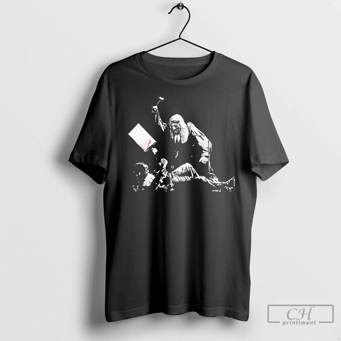 Premium Banksy Royal Courts Of Justice Mural T-Shirts, Hoodie, Sweatshirt | InkNestWear.com