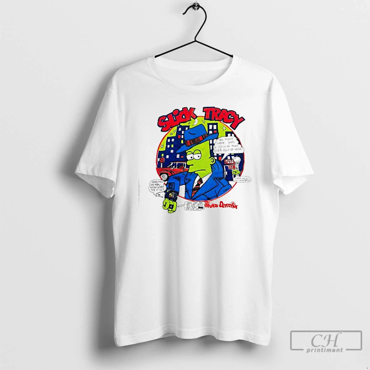 Premium Bart Simpson Slick Tracy T Shirts Hoodie, Sweatshirt | InkNestWear.com