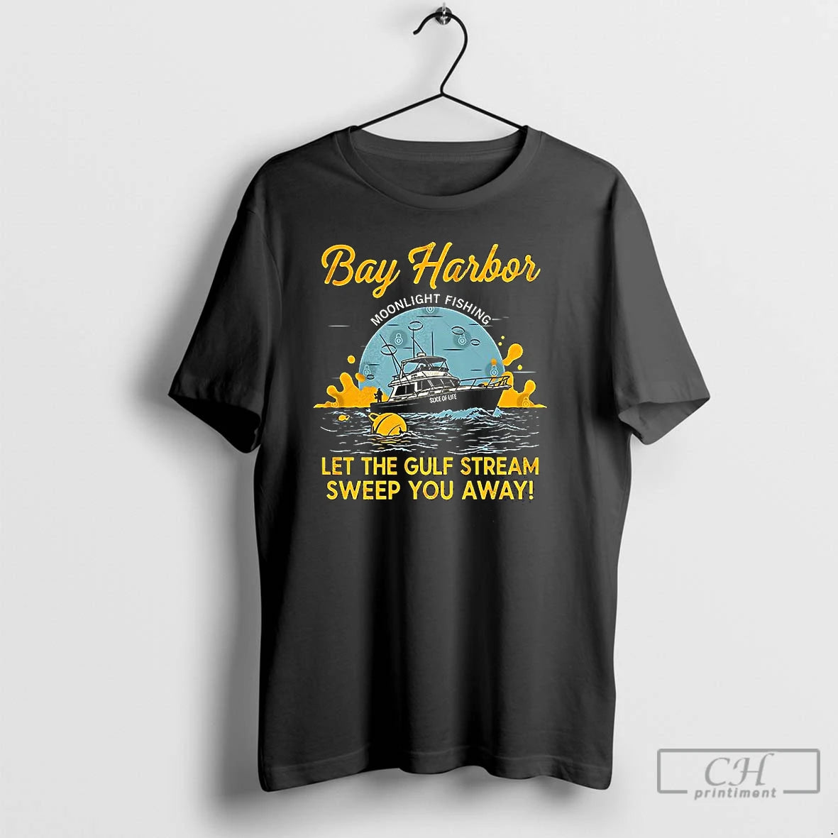 Premium Bay Harbor Let The Gulf Stream Sweep You Away T Shirts Hoodie, Sweatshirt | InkNestWear.com