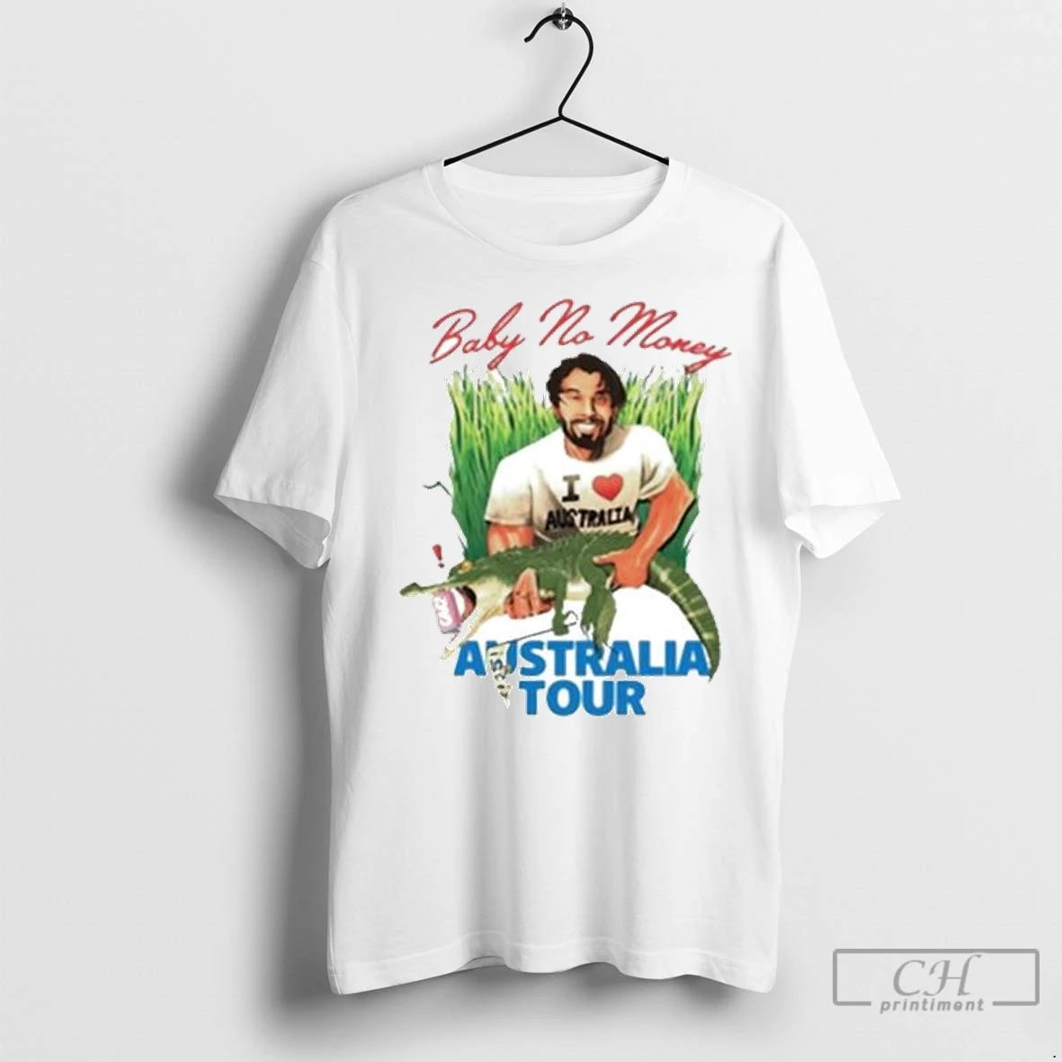 Premium Bbnos Baby No Money Australia 2025 Tour Circle White T-Shirts, Hoodie, Sweatshirt | InkNestWear.com