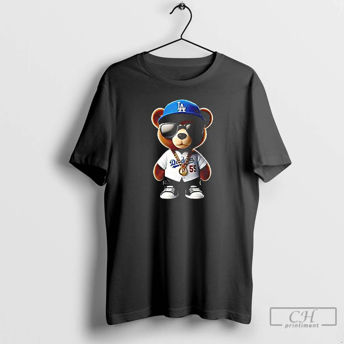 Premium Bear In Blue Dodger Classic T Shirts Hoodie, Sweatshirt | InkNestWear.com