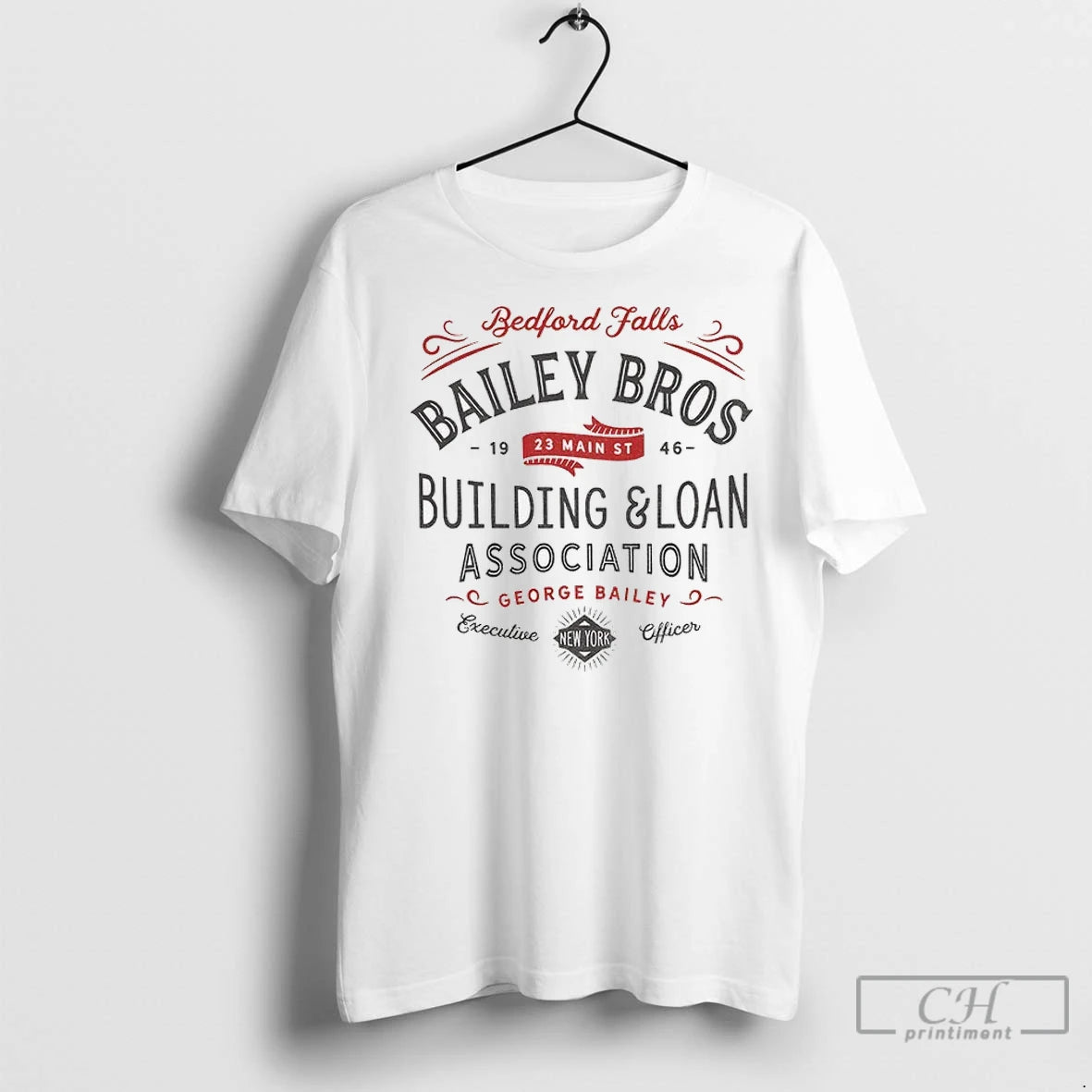 Premium Bedford Falls Bailey Brothers Building And Loan Association George Bailey Ny T-Shirts, Hoodie, Sweatshirt
