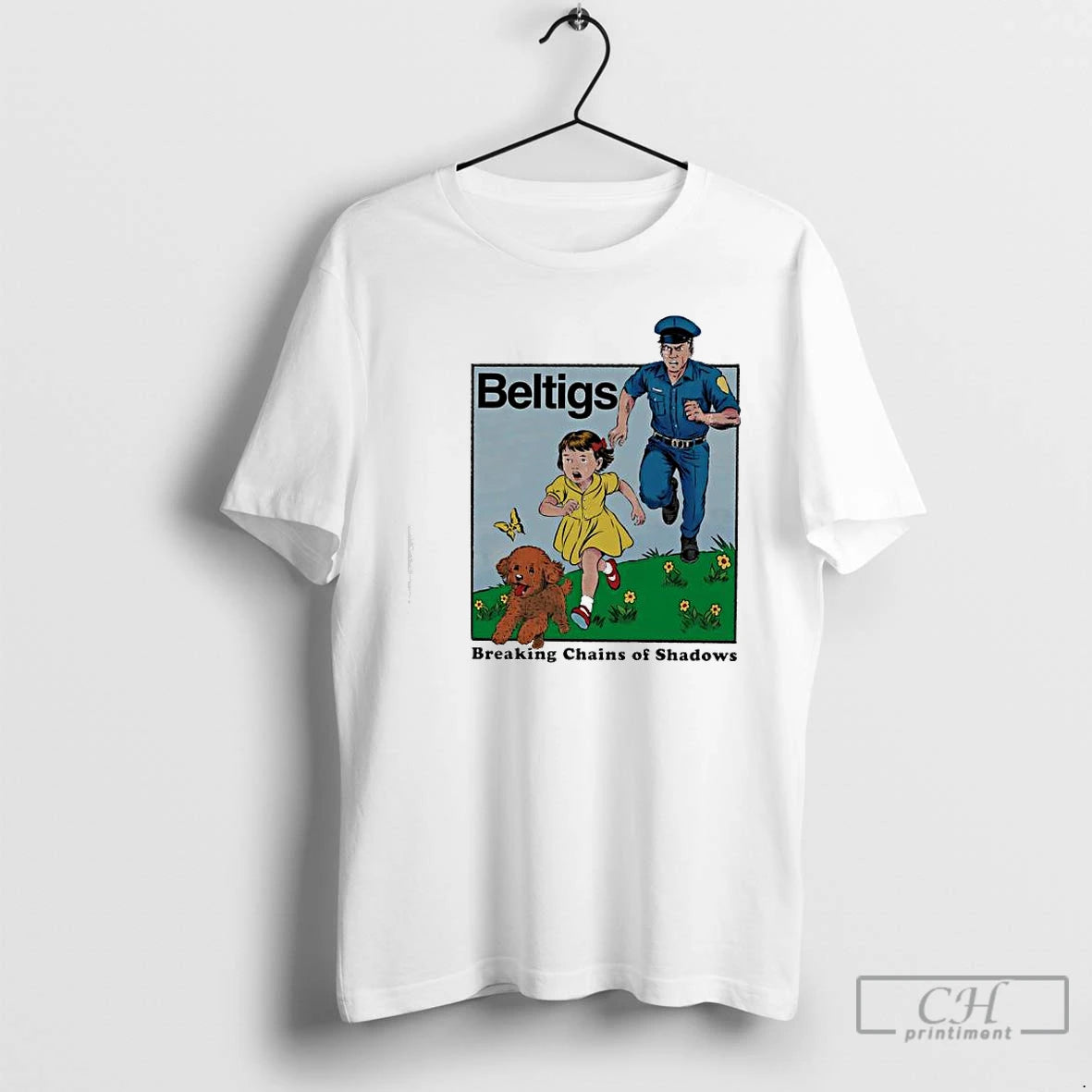 Premium Beltigs Breaking Chains Of Shadows Graphic Pop Band T Shirts Hoodie, Sweatshirt | InkNestWear.com