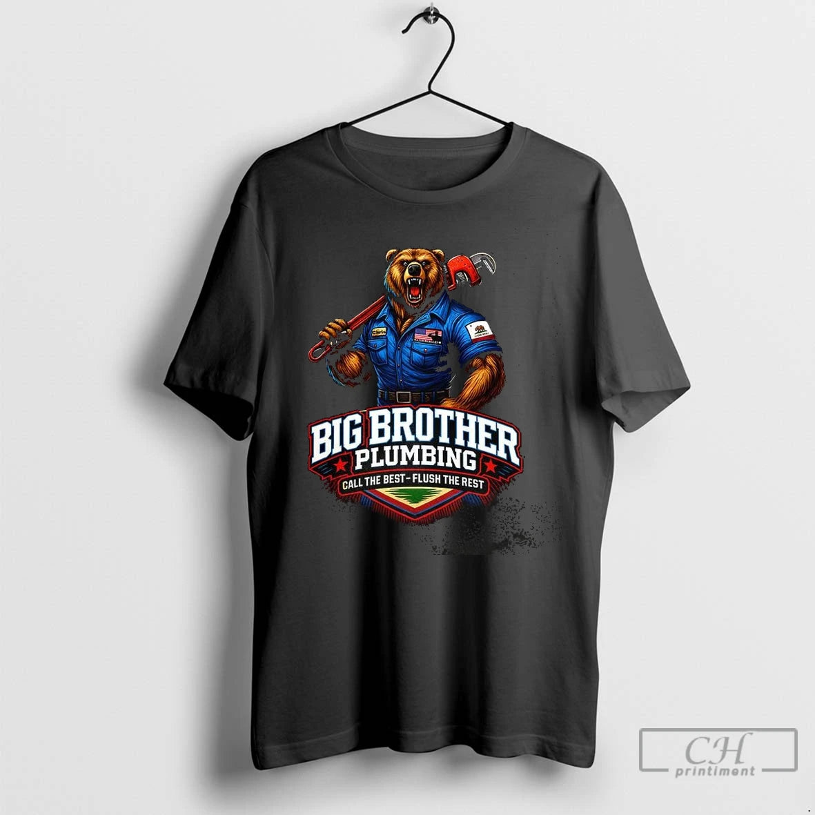 Premium Big Brother Plumbing Call The Best Flush The Rest T-Shirts, Hoodie, Sweatshirt | InkNestWear.com